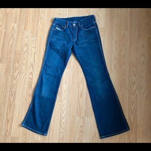Woman's Diesel Industries Boot Cut Jeans Size 28